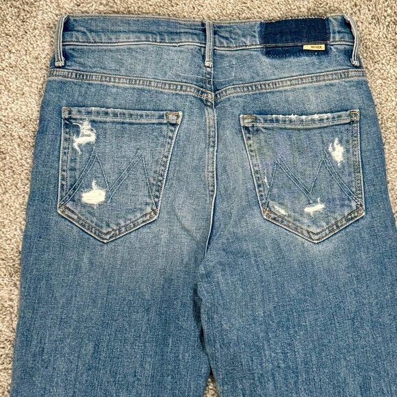 NWT Mother Superior Insider Crop Step Fray in Holy Melancholy W/ Distressing - Picture 9 of 13